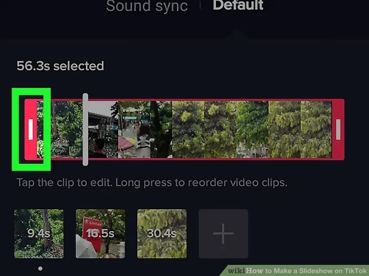 how to make slideshow video in tiktok