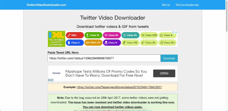 video downloader twitter