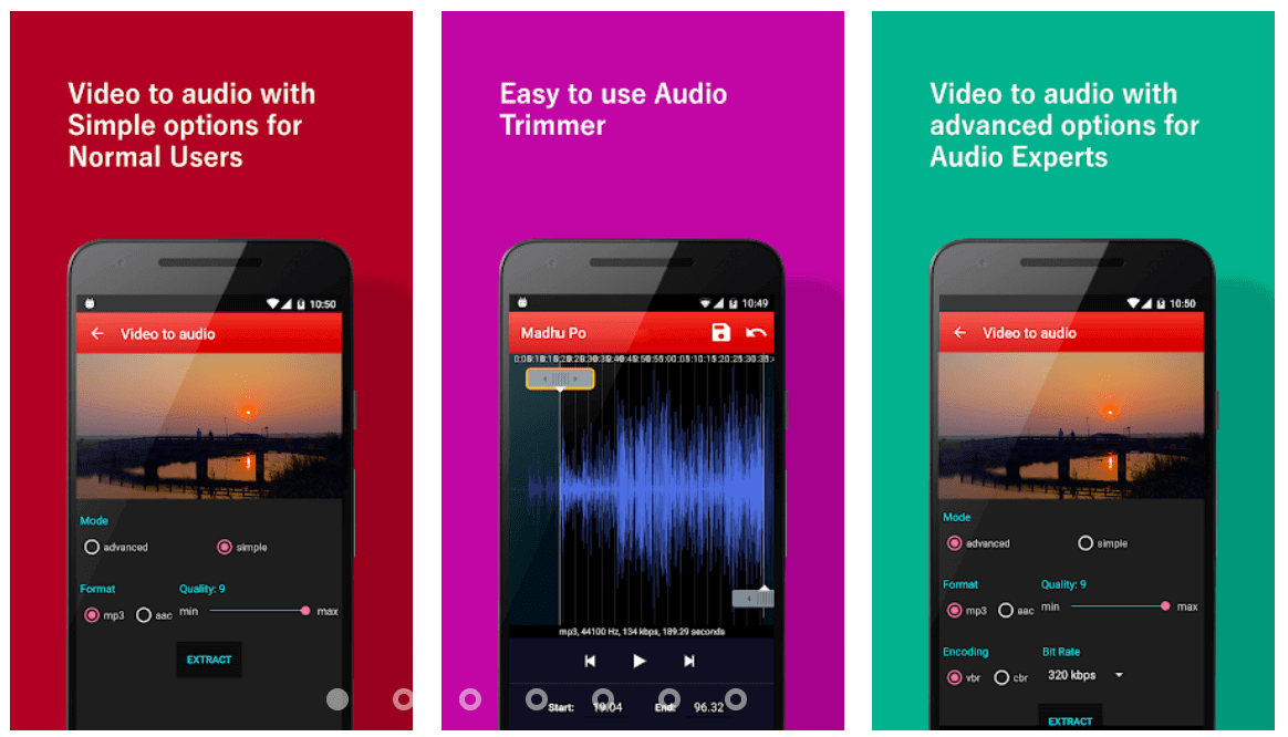 video to mp3 converter android