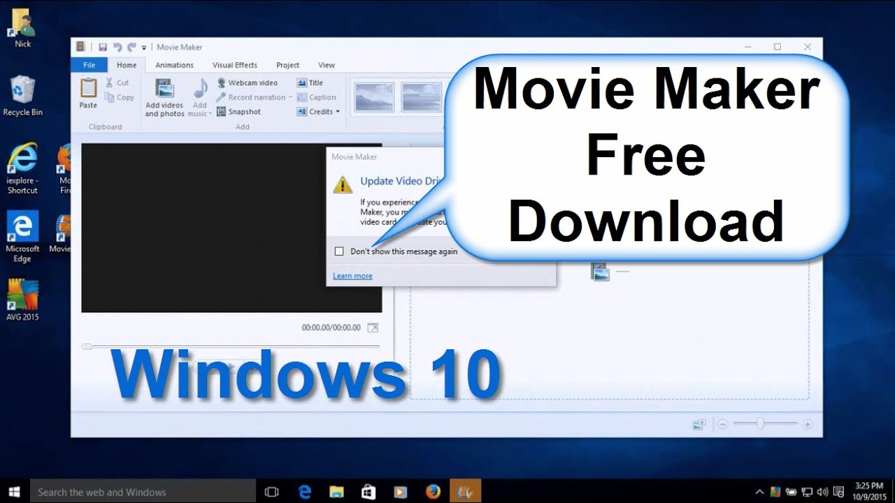 windows movie maker