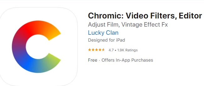 brighten video app chromic