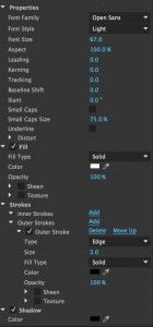 adobe premiere add text