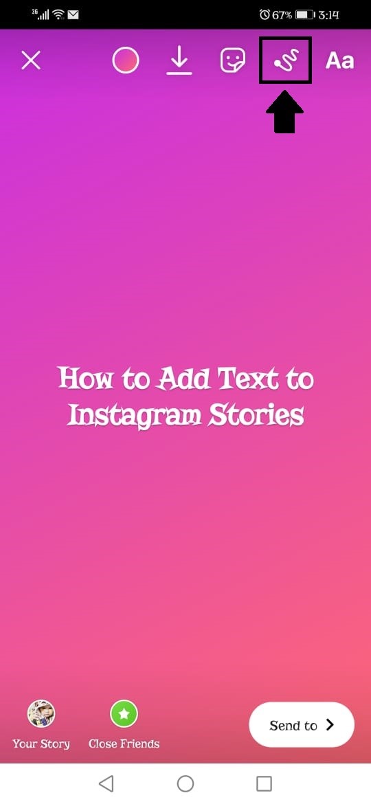 how to add text to instagram video 2