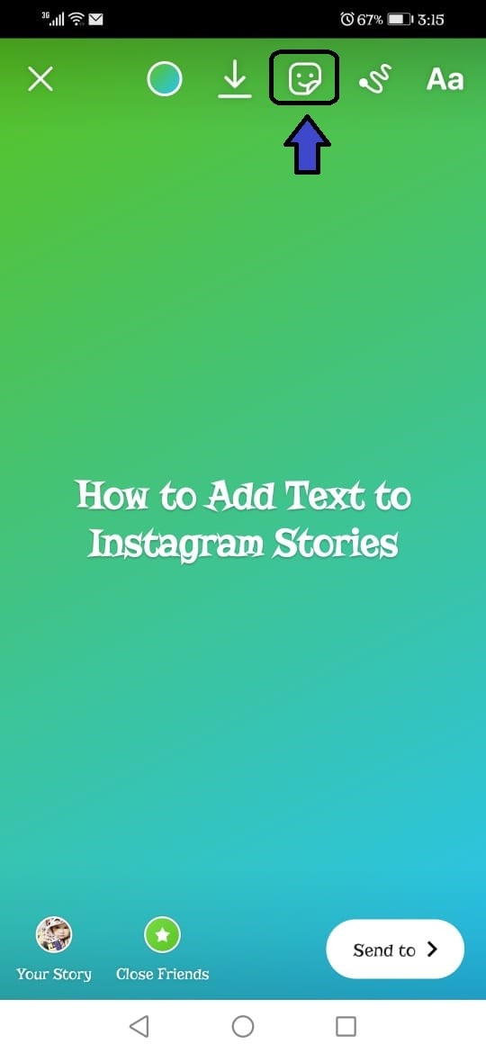 how to add text to instagram video 3