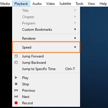 speed up video windows media player clasic