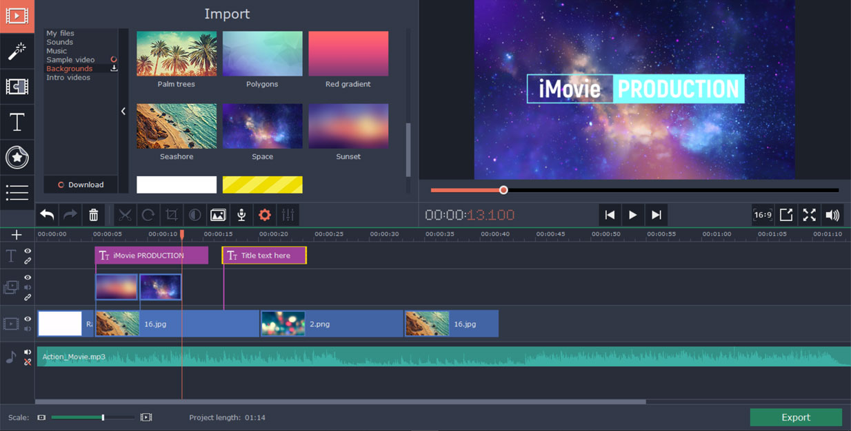 iMovie (for macOS users)