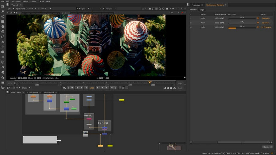 visual effects editor