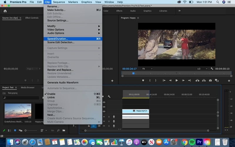 How to Speed Up Video in Adobe Premiere Pro