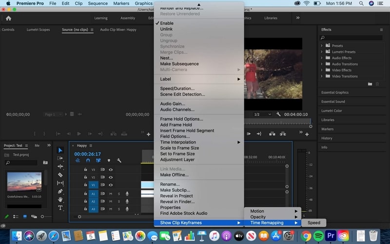 How to Speed Up Video in Adobe Premiere Pro