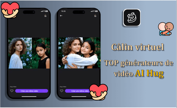 Câlin virtuel-générateurs de vidéo AI Hug