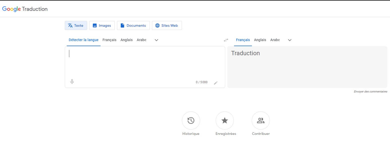 IA de traduction - Google Translate