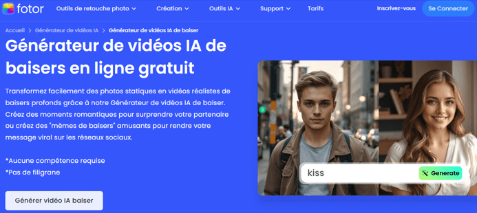 Fotor AI Kiss