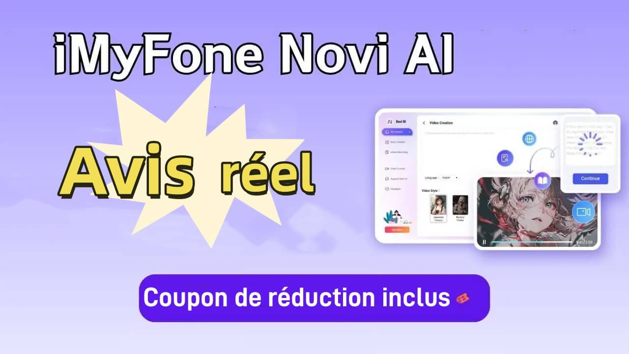 Novi AI Créer une vidéo à partir d'un texte par IA en un clic