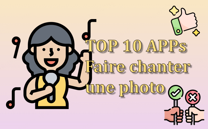 applications pour faire chanter une photo
