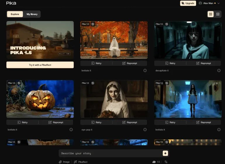 Pika Labs – Meilleure alternative avec interface simple et intuitive
