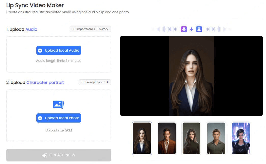 créer une vidéo de synchronisation labiale avec TopMediai