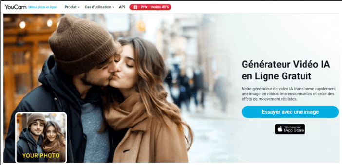 YouCam AI Kissing