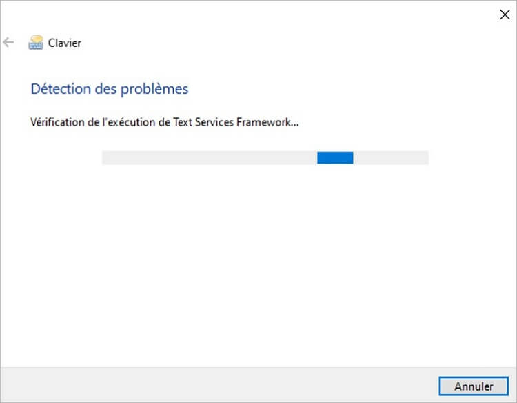 Laisser Windows rechercher le problème