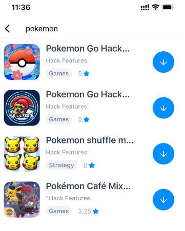 Télécharger TutuApp Pokémon Go iOS