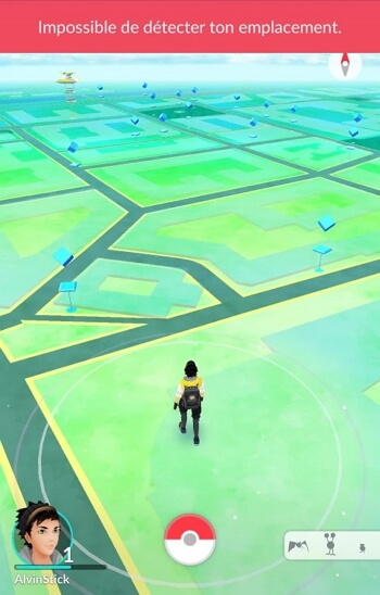 impossible de détecter ton emplacement Pokémon GO