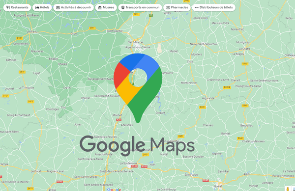 Créer un itinéraire sur Google Maps France