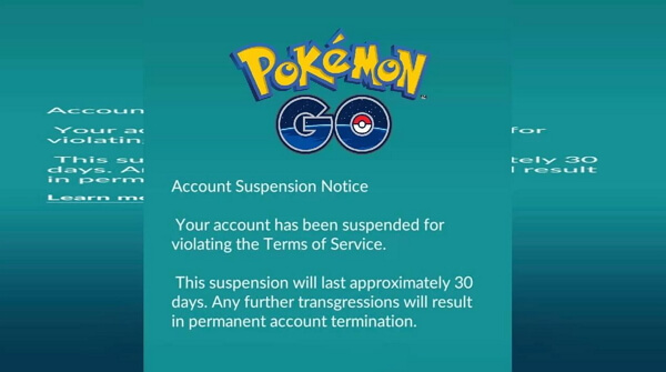 soft ban Pokémon Go