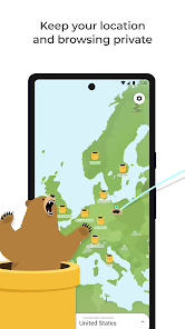 TunnelBear VPN gratuit sur iPhone 