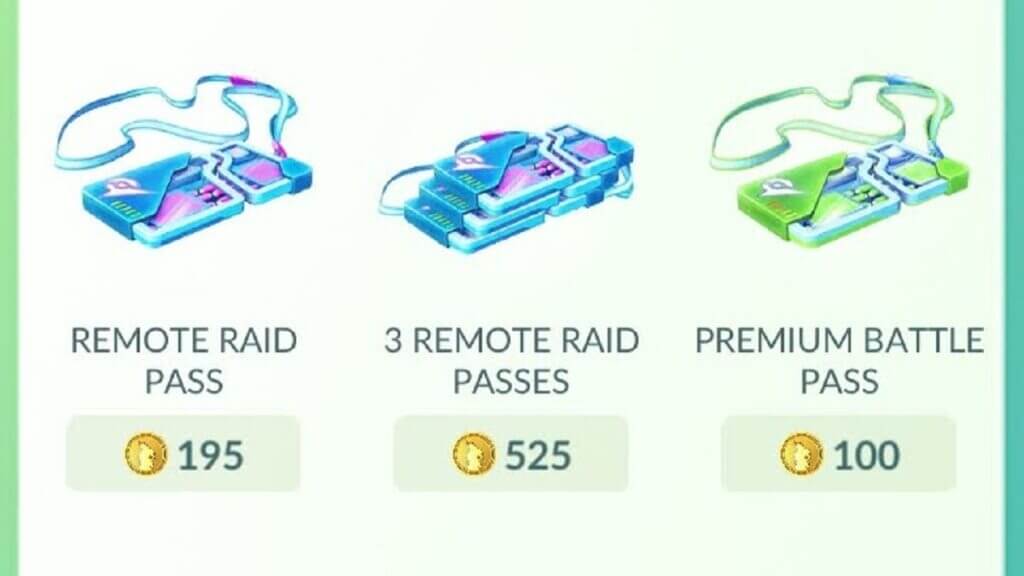 Mises à jour des Raids à distance de Pokémon GO