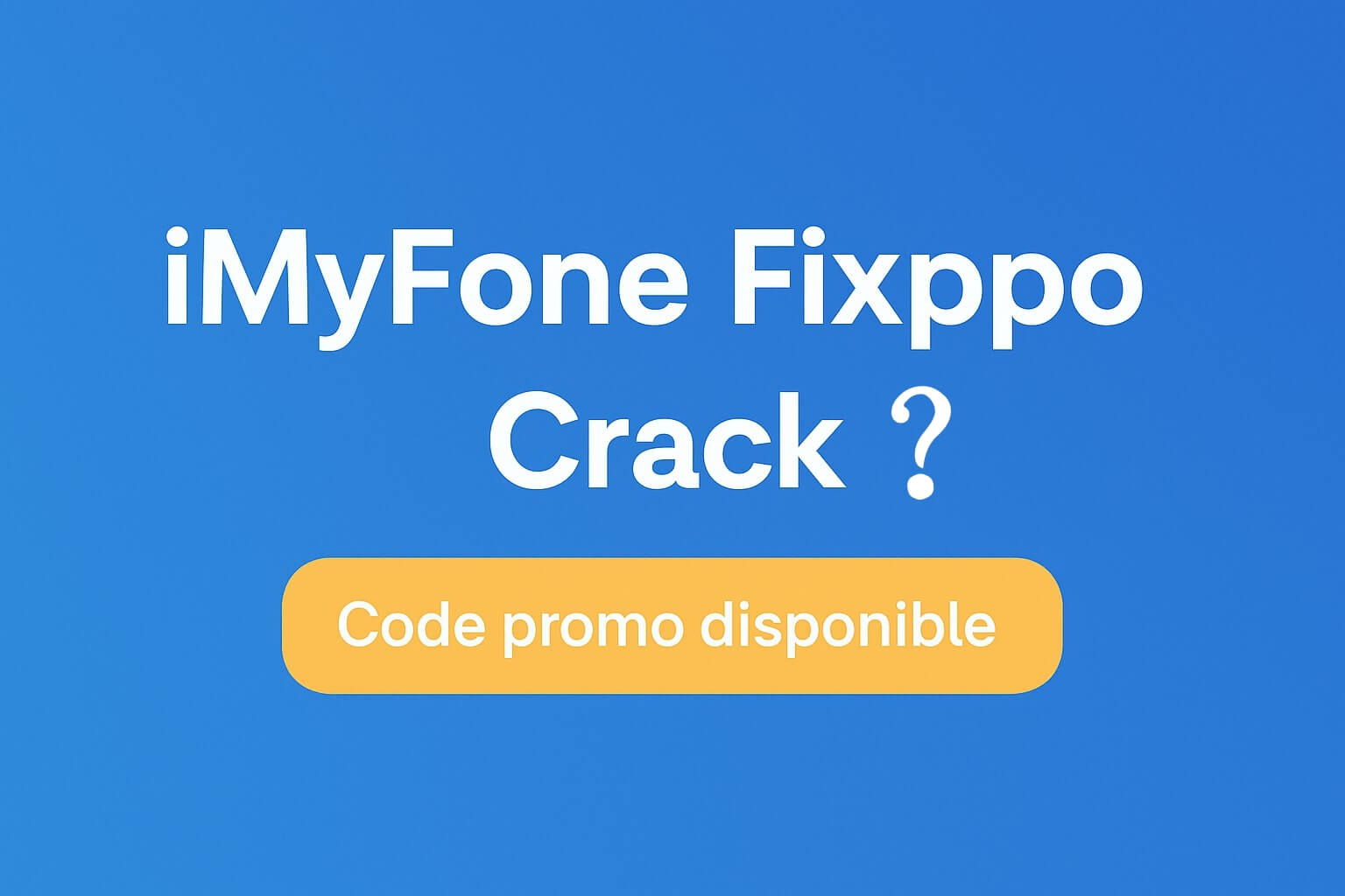 iMyFone Fixppo crack