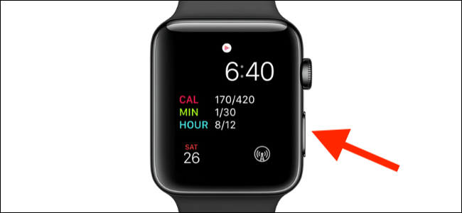 Redémarrage de l'Apple Watch