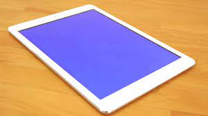 iPad écran bleu