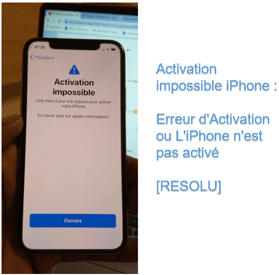 Pourquoi l'activation impossible iPhone (l’iPhone n'est pas Activé) Arrive
