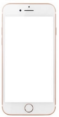 écran blanc iPhone