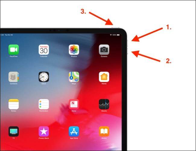 Forcer le redémarrage de l'iPad sans le bouton Accueil