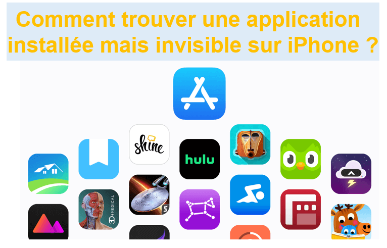 application installée mais invisible sur votre iPhone 