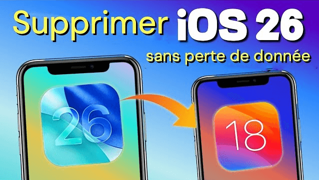 Comment enlever la mise à jour iOS 26 Bêta
