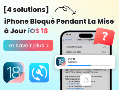 iPhone bloqué pendant la mise à jour iOS 126/18/17