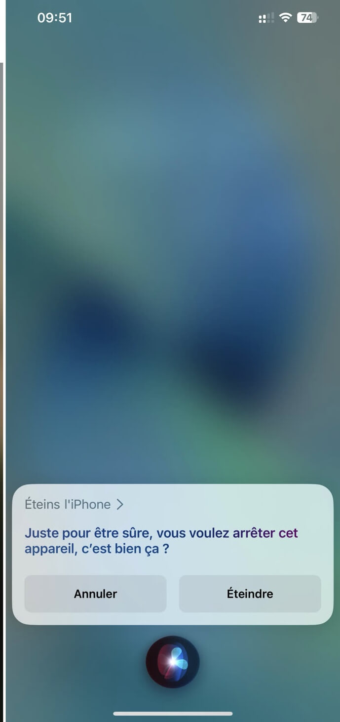 Comment éteindre un iPhone 14/13/12/11/X via Siri