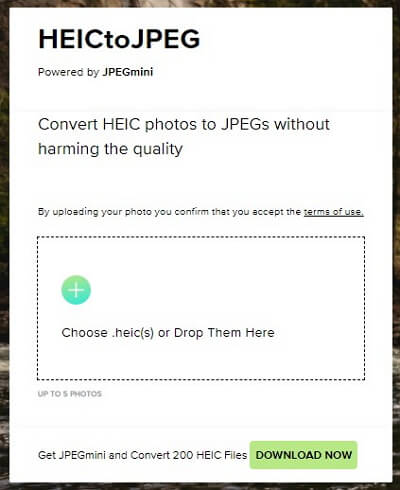 convertisseur photo HEIC vers JPG