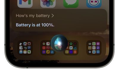 demander à Siri le pourcentage de la batterie