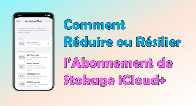 comment résilier iCloud