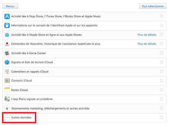 télécharger des photos iCloud sur un PC sur le site web d'Apple