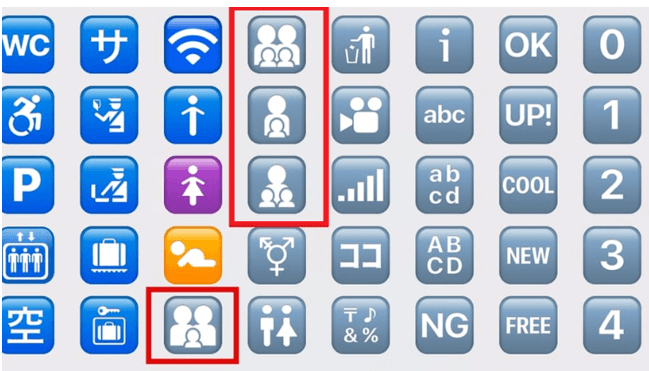 Nouveaux emojis ios 17.4 - familles non binaires
