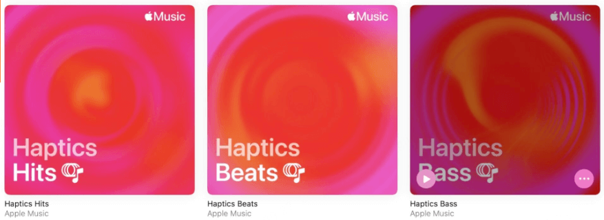 Haptics de Musique Tactile iOS 18