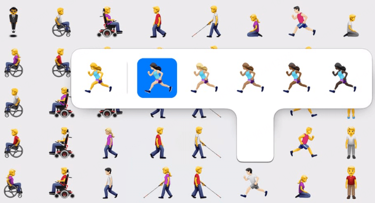 Nouveaux emojis iphone ios 17.4 - emojis Personne