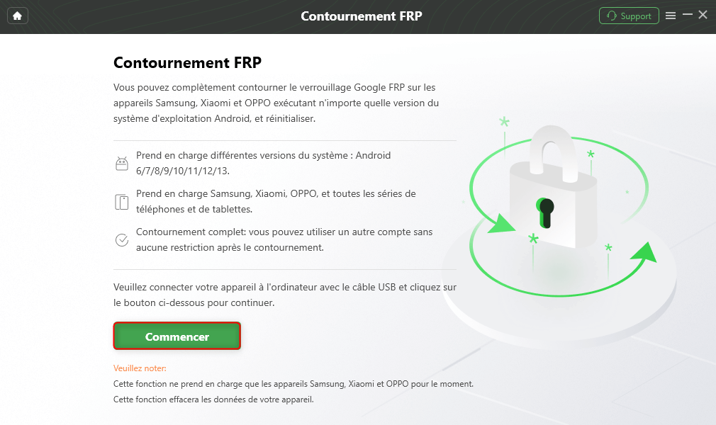 Connectez le téléphone Android à votre PC