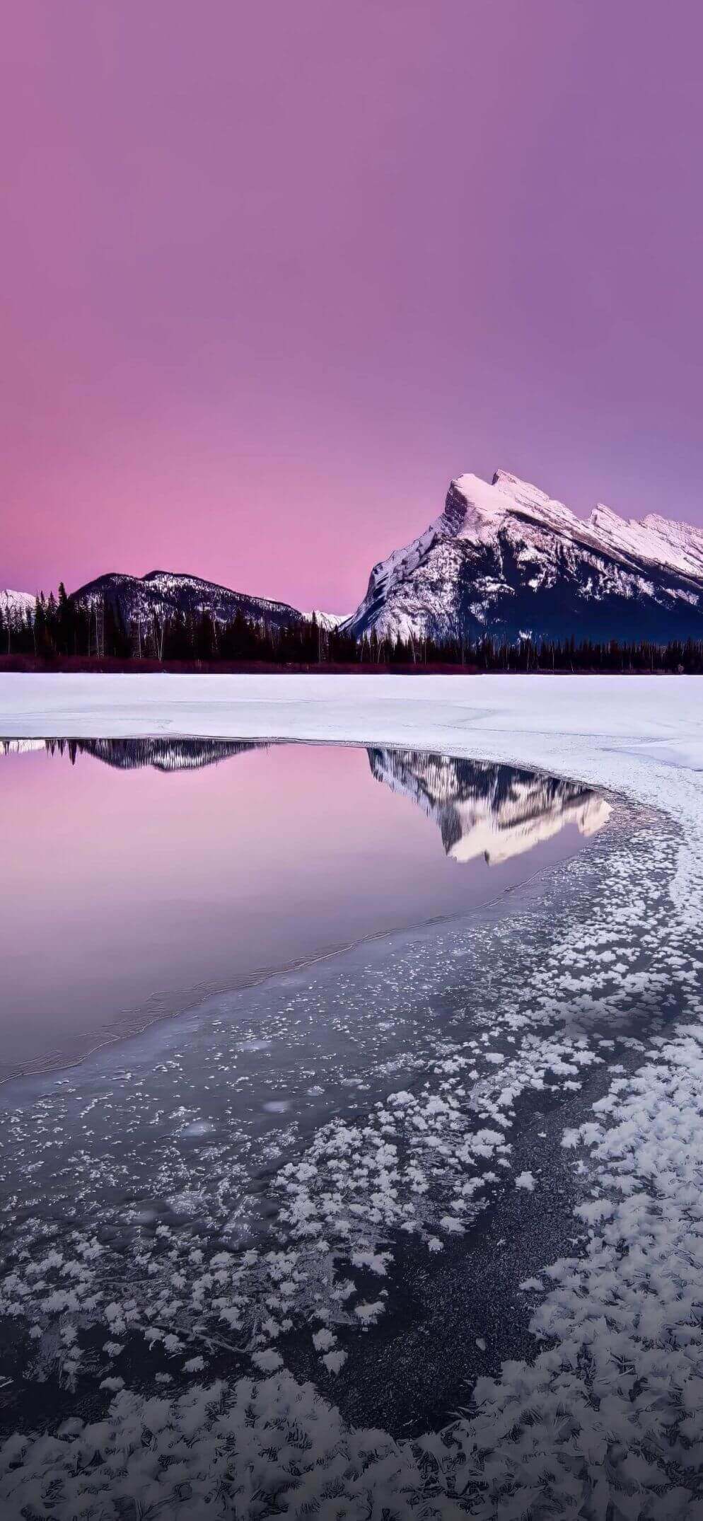 Fonds d'écran iPhone 4K lac glaciaire