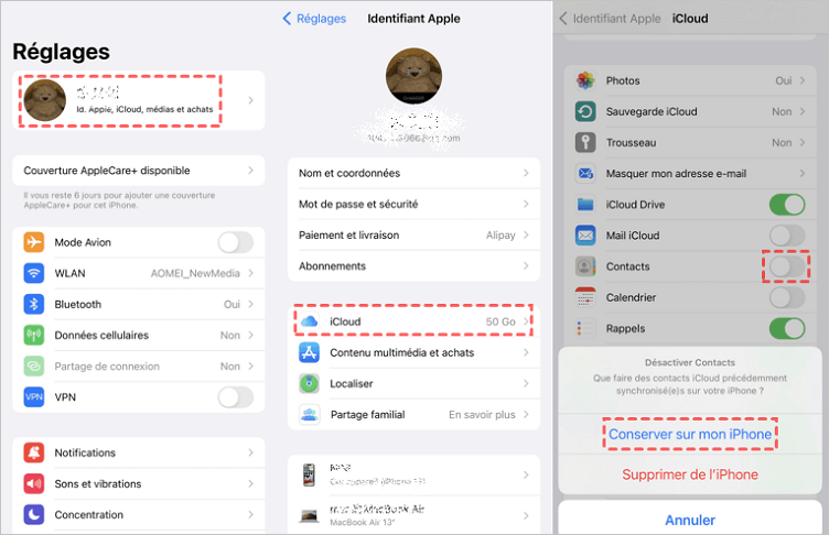 Changer l'identifiant Apple sur iPhone/iPad sans perte de donées [Guide complet]