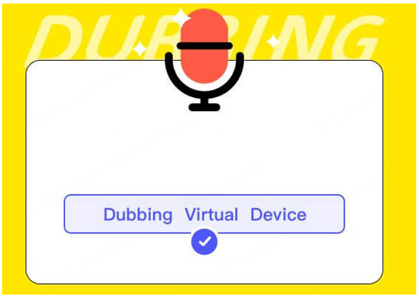 Configuration de Dubbing Virtual Device en tant que périphérique d'entrée