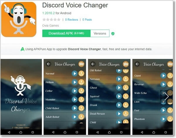Modificateur de voix Discord - Discord Voice Changer